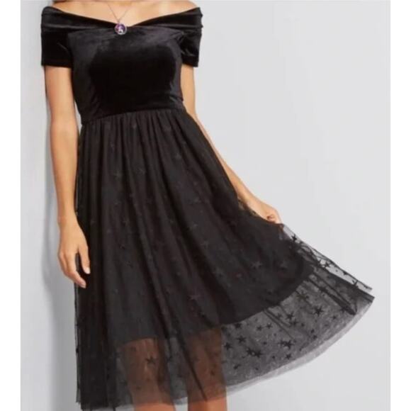 ModCloth Uplifting Aura Velvet & Stars Tulle Party Dress Size XL - Picture 10 of 10